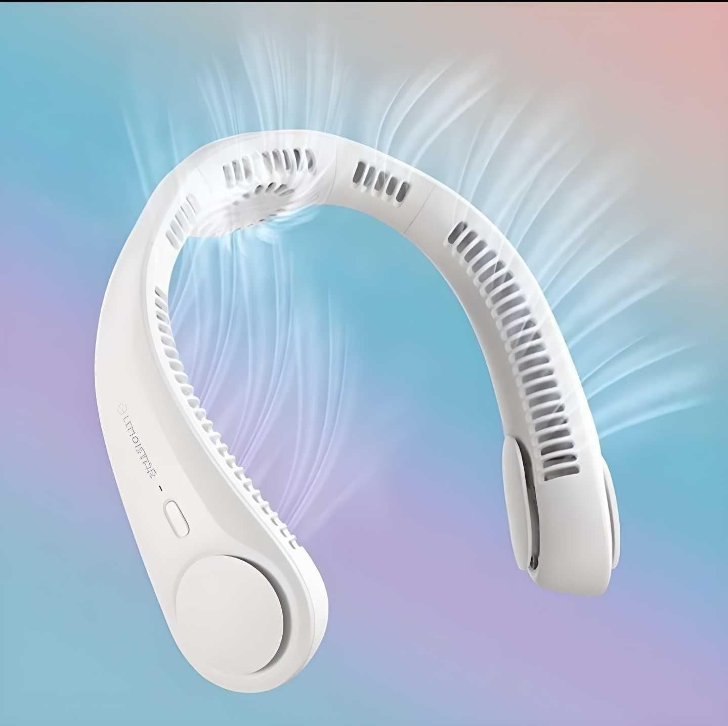 Bladeless Neck Fan – Portable, Rechargeable & Hands-Free Cooling